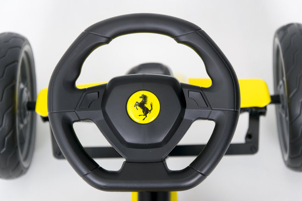Ferrari Kinder Gokart Special Gelb Go Cart für Kinder ab 3 Jahren