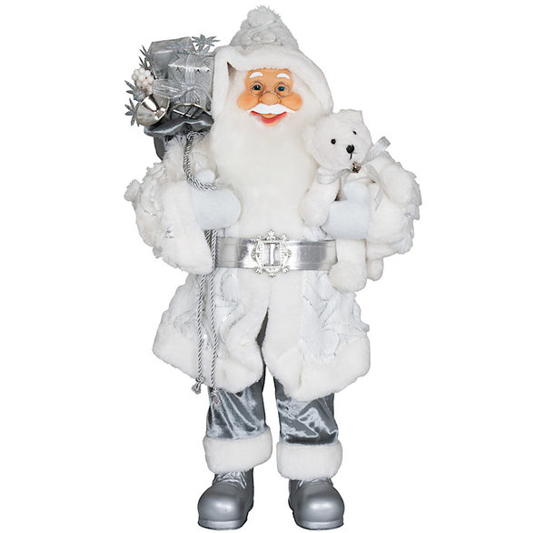 Nikolaus / Weihnachtsmann Santa Frost - Handgemacht mit Teddy ca. 61cm