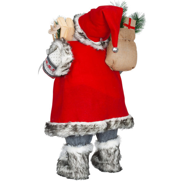 Nikolaus / Weihnachtsmann Santa Frode Handgemacht mit Pulli ca. 81cm