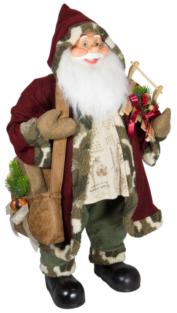 Nikolaus / Weihnachtsmann Santa Lasse - Handgemacht im Freizeit Stil ca. 81cm
