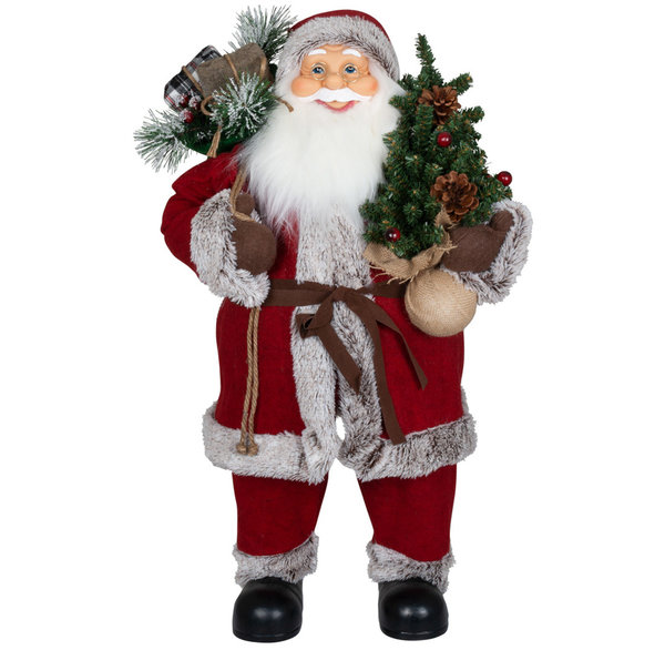 Nikolaus / Weihnachtsmann Santa Klaus - Handgemacht klassisch ca. 81cm