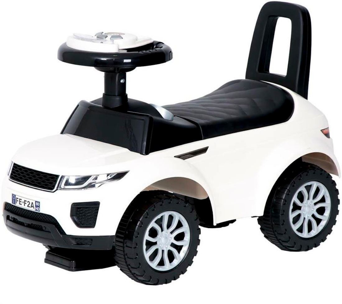 Rutschauto SUV Car Weiß für Kinder ab 1 Jahr mit Soundeffekten und Kippschutz 