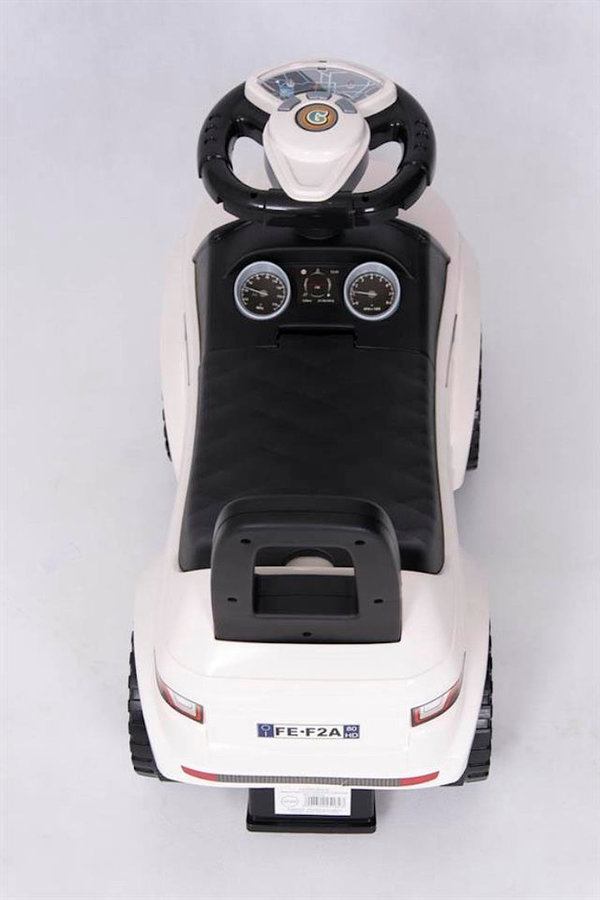 Rutschauto SUV Rutscher Car 613 Weiß für Kinder ab 1 Jahr mit Soundeffekten und Kippschutz