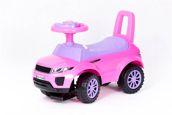 Rutschauto SUV Rutscher Car 613 in Pink für Kinder ab 1 Jahr mit Soundeffekten und Kippschutz