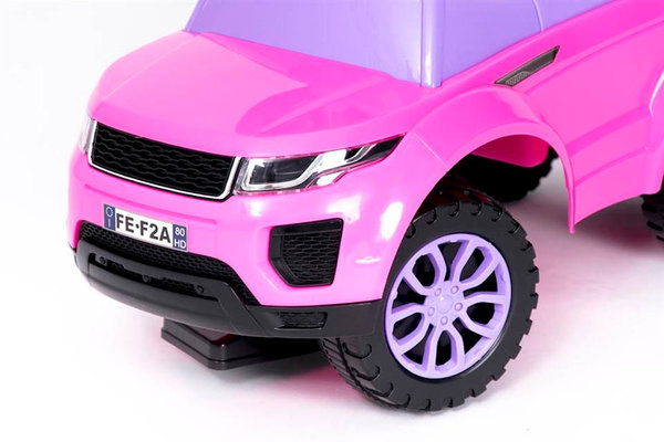 Rutschauto SUV Rutscher Car 613 in Pink für Kinder ab 1 Jahr mit Soundeffekten und Kippschutz