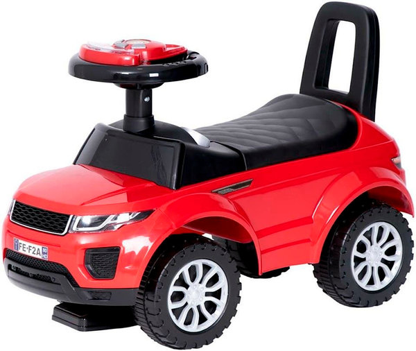 Rutschauto SUV Rutscher Car 613 in Rot für Kinder ab 1 Jahr mit Soundeffekten und Kippschutz
