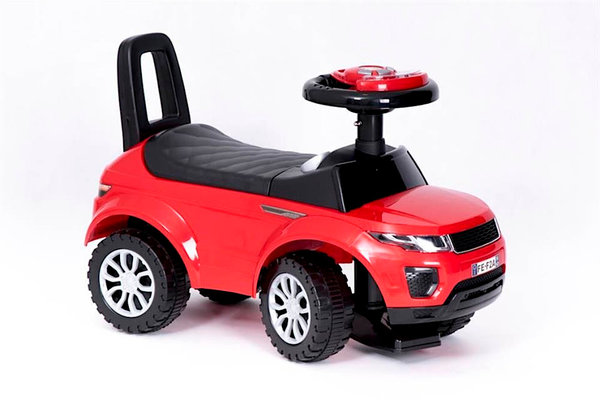 Rutschauto SUV Rutscher Car 613 in Rot für Kinder ab 1 Jahr mit Soundeffekten und Kippschutz
