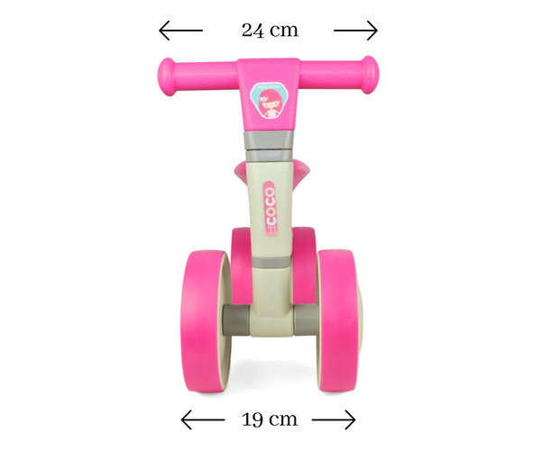 Rutscher Rutschfahrzeug COCO Balance Bike in Pink ab 18 Monaten
