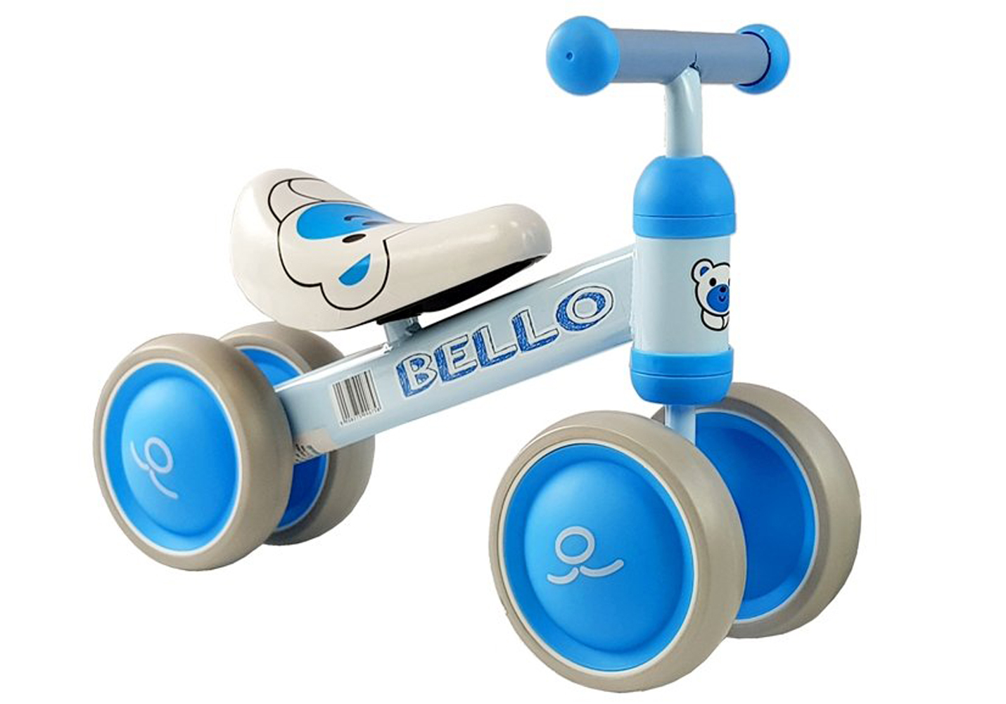 Kinder Laufrad Balance Bike Blue Runner Exclusive Premium Luftreifen 