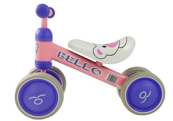 Kinder Laufrad Balance Bike Mini Bello Pink Pro Rutscher Rosa