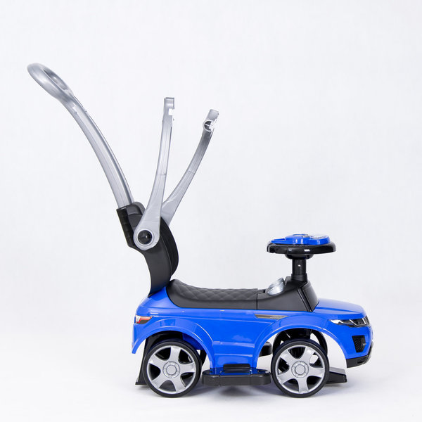 Rutschauto Sport W614 in Blau für Kinder ab 1 Jahr Soundeffekten Führungsstange Kippschutz