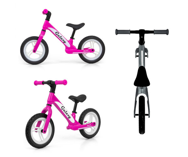 Laufrad Balance Bike GX in Pink 12 Zoll-EVA-Räder Magnesiumrahmen ab 3 Jahren