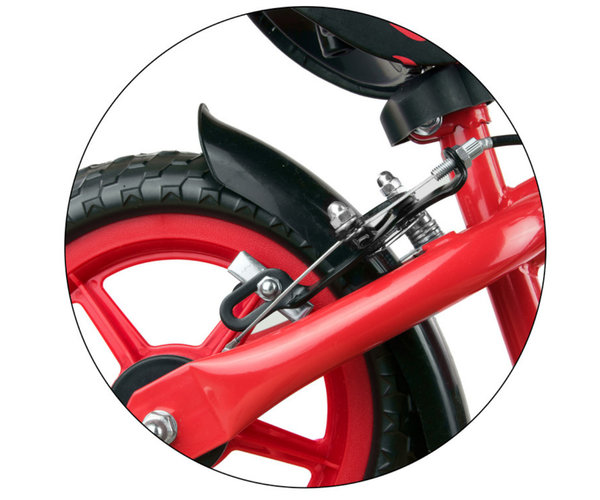 Laufrad Balance-Bike DX in Blau mit 10 Zoll Reifen und Hinterradbremse ab 2 Jahren