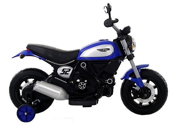 Kinder Motorrad C52 Classic Blau elektrisch 2x6V Elektromotorrad ab 3 Jahren