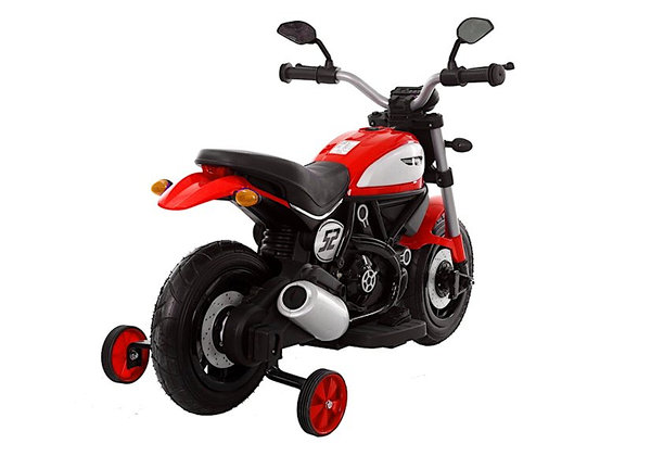 Kinder Motorrad C52 Classic Rot elektrisch 2x6V Elektromotorrad ab 3 Jahren
