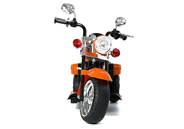 Kinder Motorrad Chopper FX Trike Orange elektrisch Elektromotorrad ab 3 Jahren
