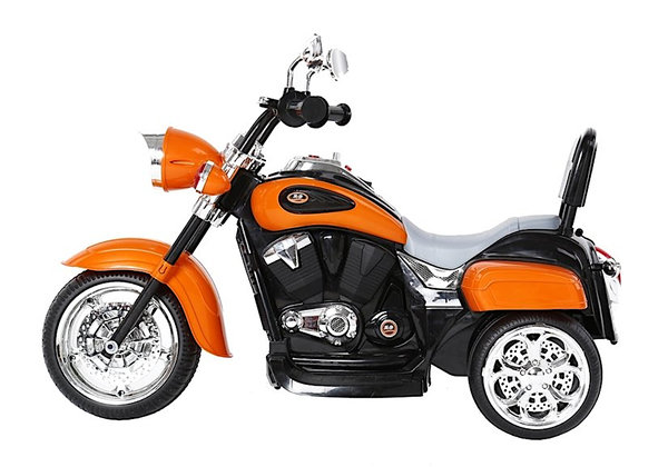 Kinder Motorrad Chopper FX Trike Orange elektrisch Elektromotorrad ab 3 Jahren