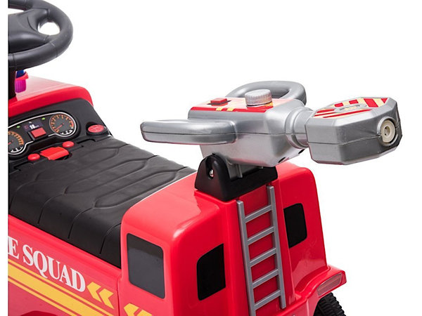 Rutschauto Feuerwehr Fire Truck Rutscher mit Seifenblasenwerfer, Licht und Sound ab 1 Jahr