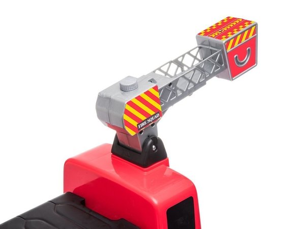 Rutschauto Feuerwehr Leiterwagen Truck Rutscher mit Seifenblasenwerfer, Licht und Sound ab 1 Jahr