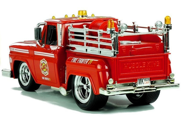 RC Feuerwehrauto 50´s Fire Fighter Ferngesteuert Fire Truck Pickup mit Licht