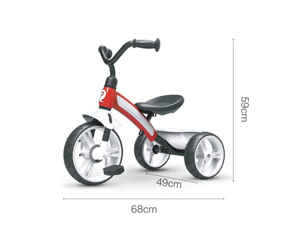 Dreirad QE1 Tricycle in Rot Bike für Kinder ab 1 Jahr