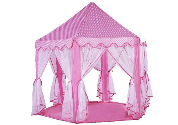 Kinder Zelt Princess Pavillon Prinzessin Indoor Outdoor Spielpavillon Pink