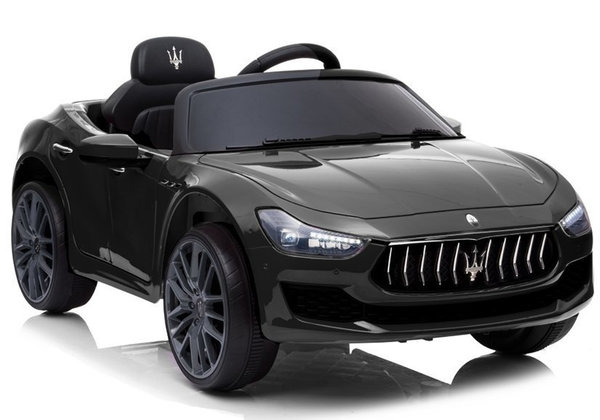 Kinderauto Maserati Ghibli SL631 Schwarz elektrisch 12V Elektroauto