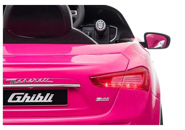 Kinderauto Maserati Ghibli SL631 Pink elektrisch 12V Elektroauto Rosa
